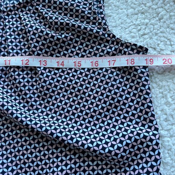 Merona Diamond Patterned Sleeveless Top Medium - Picture 8 of 9